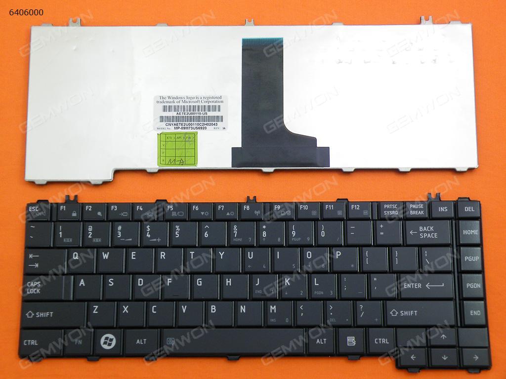 Picture of New Replacement Laptop Keyboard For TOSHIBA L600 L630 L640 L640D L645 L645D GLOSSY(Compatible with C600D) US Layout
