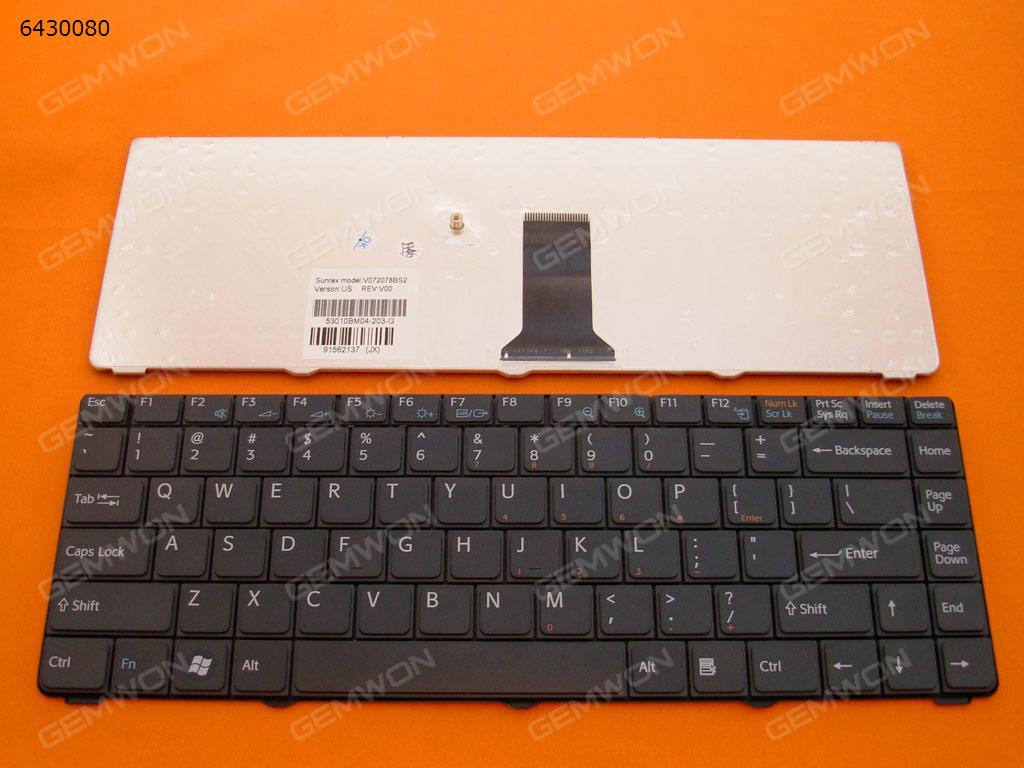 Picture of New Replacement Laptop Keyboard For SONY VGN-NR VGN-NS BLACK(For Integrated graphics) US Layout