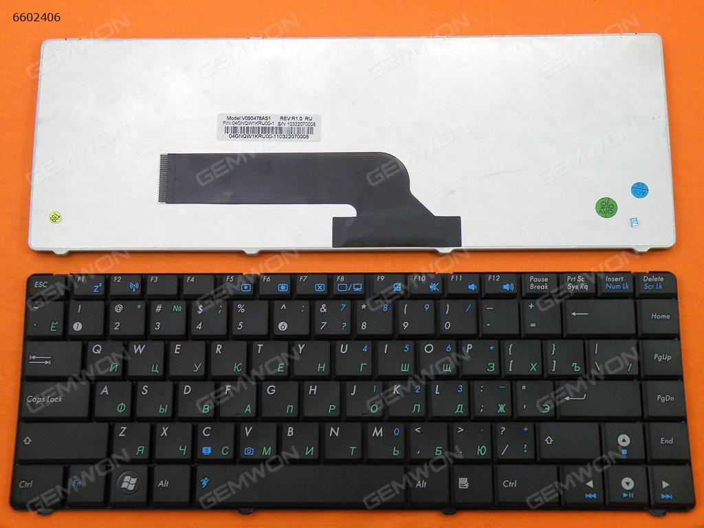 Picture of New Replacement Laptop Keyboard For ASUS K40 BLACK RU Layout