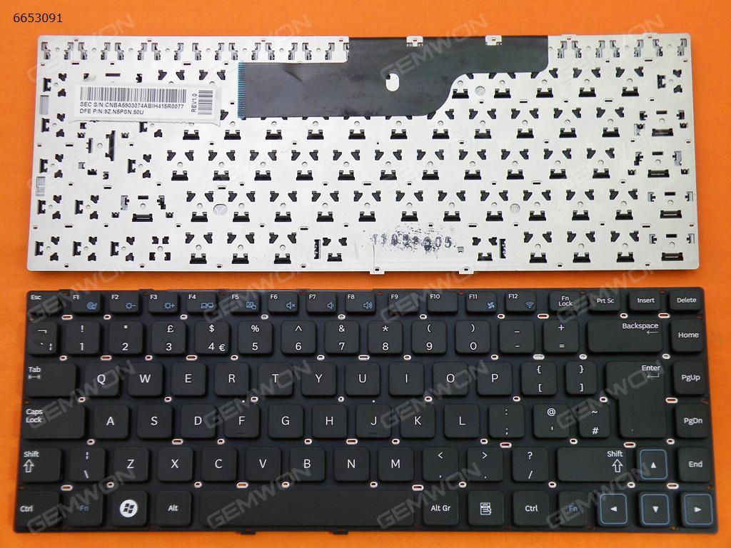 Picture of New Replacement Laptop Keyboard For SAMSUNG 300 Series 14.0" 300E4A 300V4A BLACK Uk Layout