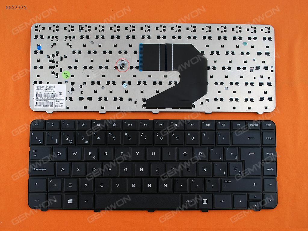 Picture of New Replacement Laptop Keyboard For HP Pavilion G4-1000 G6-1000 CQ43 CQ57 430 630S BLACK OEM(For Win8) SP Layout