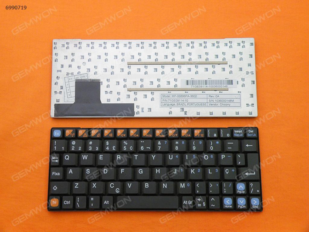 Picture of New Replacement Laptop Keyboard For Magalhaes MG1 BLACK BR Layout
