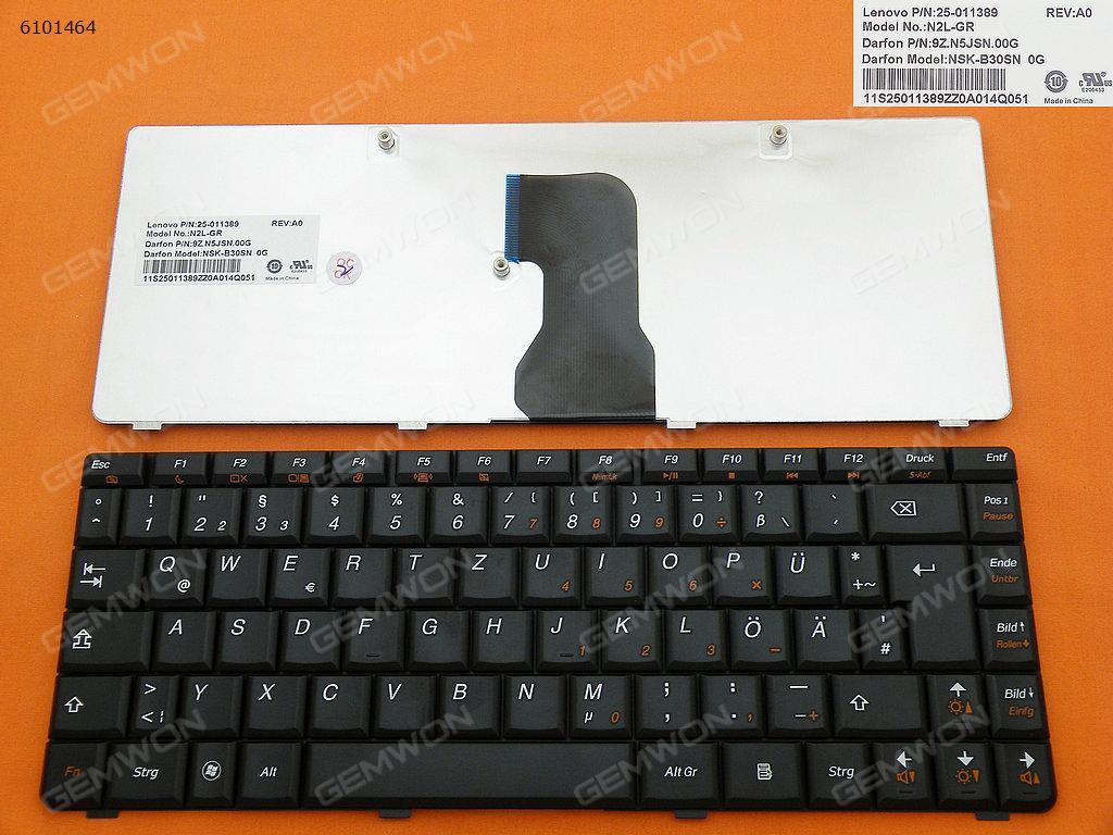 Picture of New Replacement Laptop Keyboard For LENOVO G460 BLACK(Version 2) GR Layout
