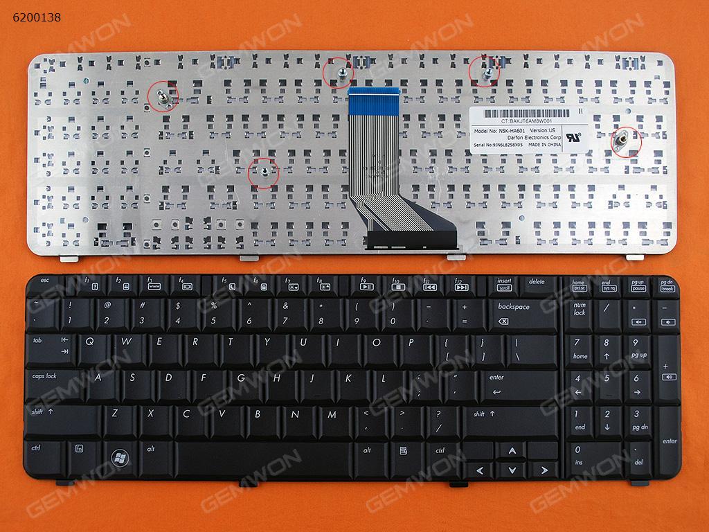 Picture of New Replacement Laptop Keyboard For HP CQ61 G61 BLACK US Layout