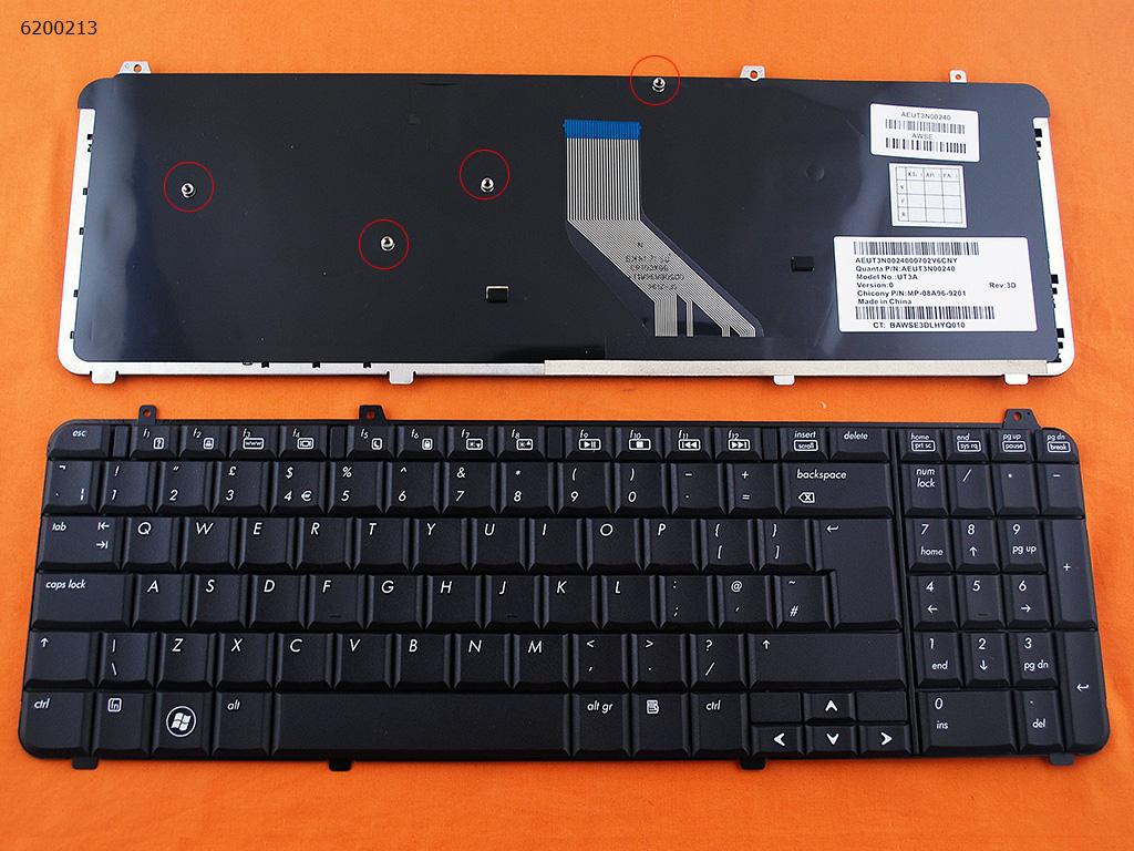 Picture of New Replacement Laptop Keyboard For HP DV6-1000 DV6-2000 BLACK Uk Layout
