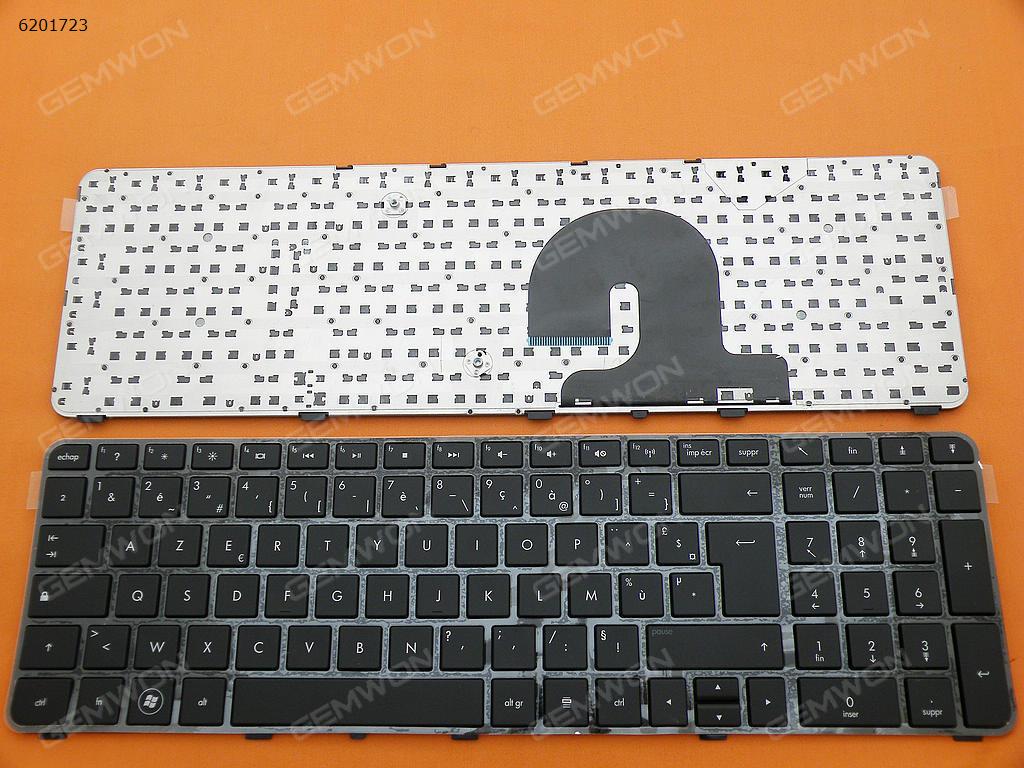 Picture of New Replacement Laptop Keyboard For HP DV7-4000 BLACK FRAME BLACK FR Layout