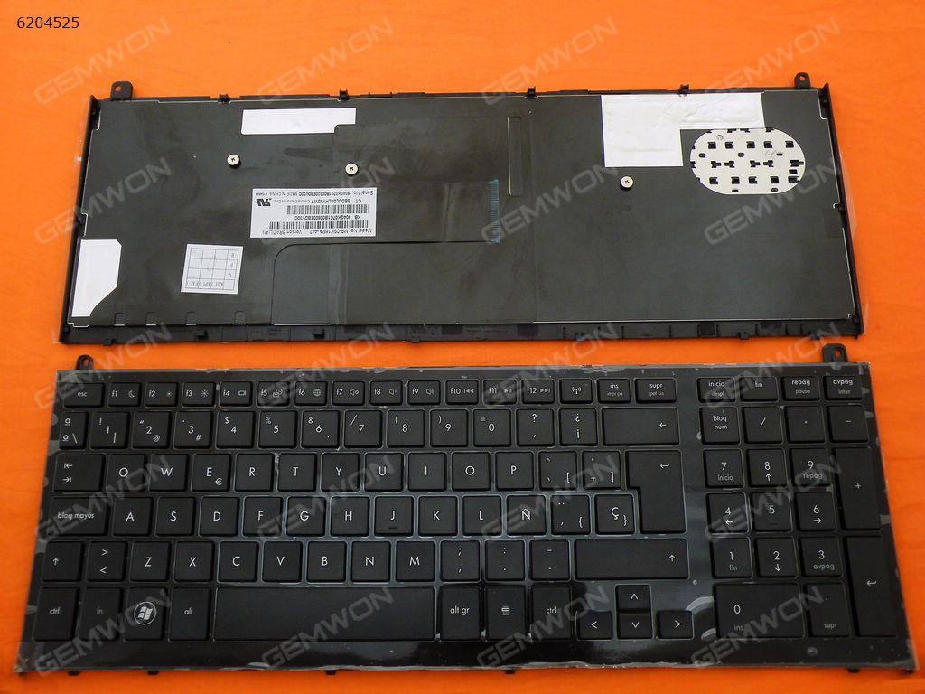 Picture of New Replacement Laptop Keyboard For HP PROBOOK 4520S BLACK FRAME BLACK SP Layout