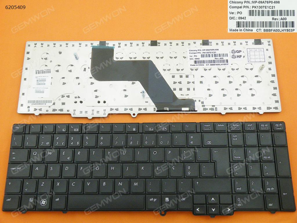 Picture of New Replacement Laptop Keyboard For HP Probook 6540B 6545B 6550B BLACK(Without Point stick) PO Layout