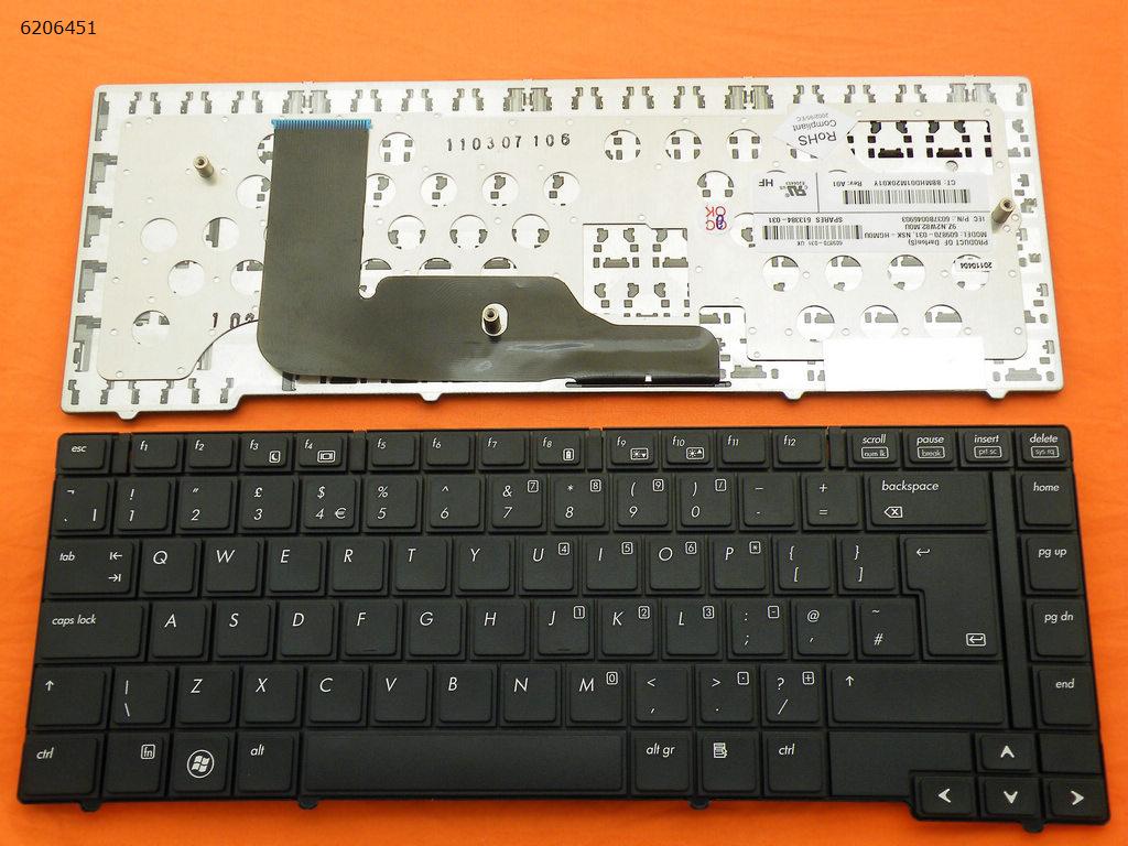 Picture of New Replacement Laptop Keyboard For HP PROBOOK 6440B BLACK(Without Point stick) Uk Layout