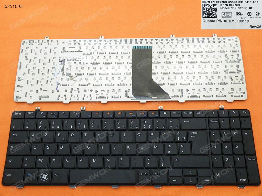Picture of New Replacement Laptop Keyboard For DELL Inspiron 1564 BLACK FR Layout