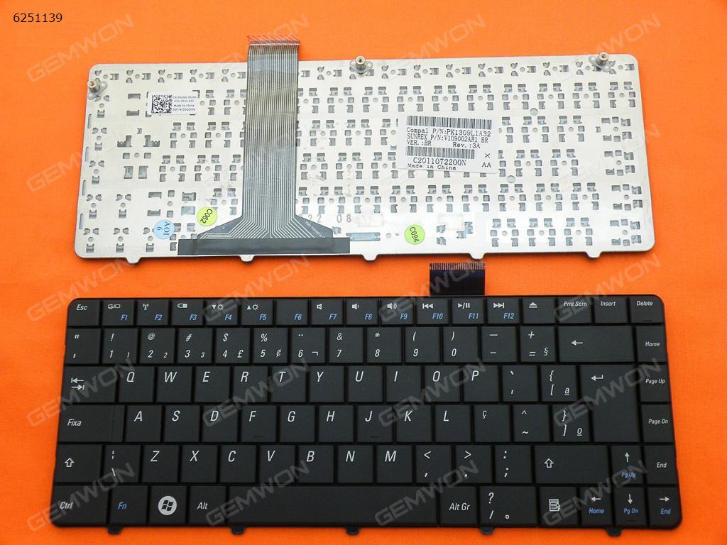 Picture of New Replacement Laptop Keyboard For DELL Inspiron 11Z 1110 BLACK BR Layout