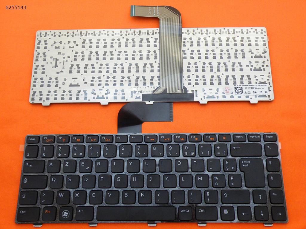 Picture of New Replacement Laptop Keyboard For DELL Vostro 3550/XPS L502/New Inspiron 14R/Inspiron N4110 M4110 N4050 M4040 N5050 M5050 M5040 N5040 N411Z BLACK FRAME BLACK FR Layout