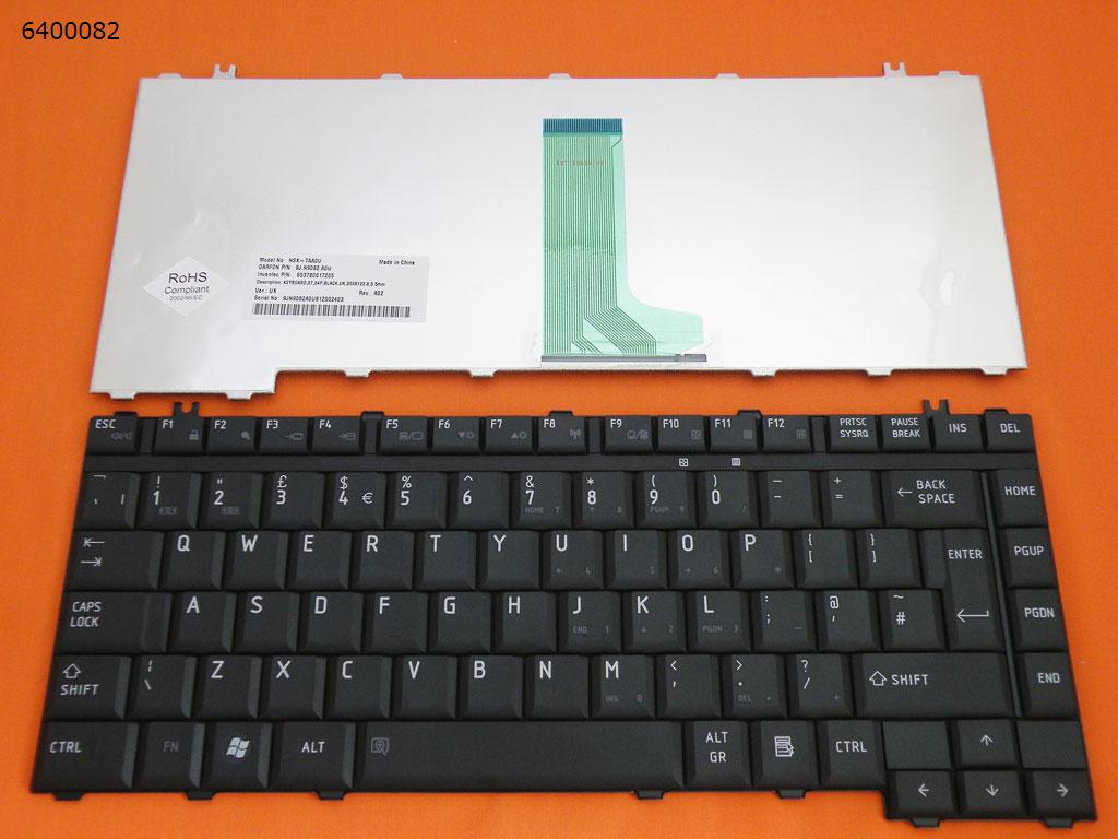 Picture of New Replacement Laptop Keyboard For TOSHIBA A300 M300 L300 BLACK Uk Layout