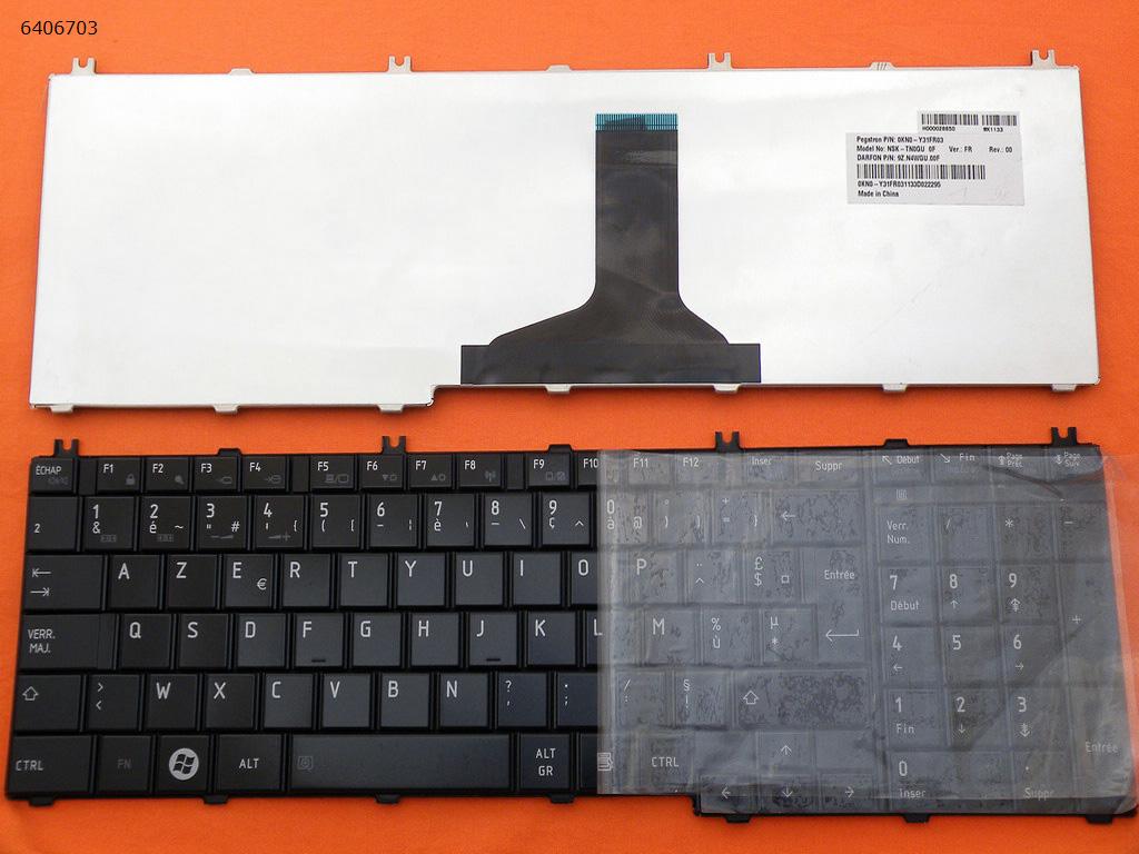 Picture of New Replacement Laptop Keyboard For TOSHIBA Satellite C650 C660 L650 L670 L675 L675D GLOSSY FR Layout