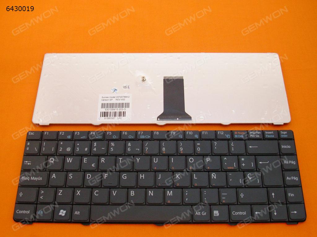 Picture of New Replacement Laptop Keyboard For SONY VGN-NR BLACK(For Integrated graphics) SP Layout