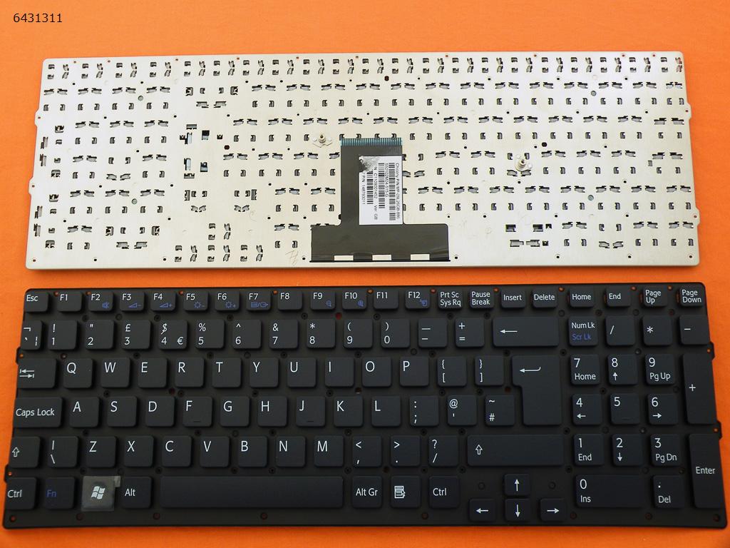 Picture of New Replacement Laptop Keyboard For SONY VPC-EB BLACK(Without FRAME,Without foil) Uk Layout