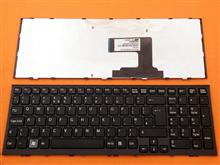 Picture of New Replacement Laptop Keyboard For SONY VPC-EL BLACK FRAME BLACK Uk Layout