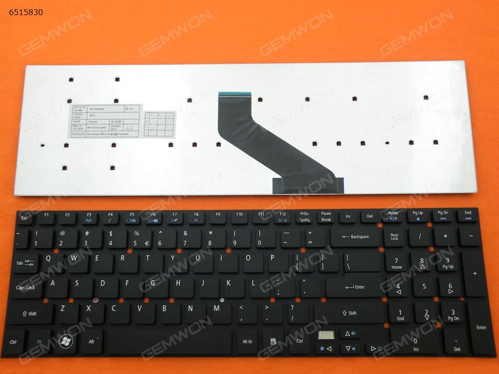 Picture of New Replacement Laptop Keyboard For ACER Aspire 5755G 5830T BLACK OEM US Layout