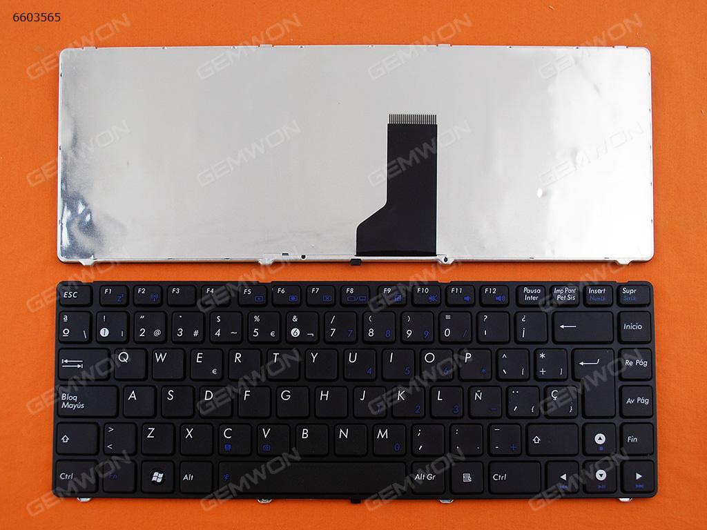 Picture of New Replacement Laptop Keyboard For ASUS UL30 BLACK FRAME BLACK (OEM) SP Layout
