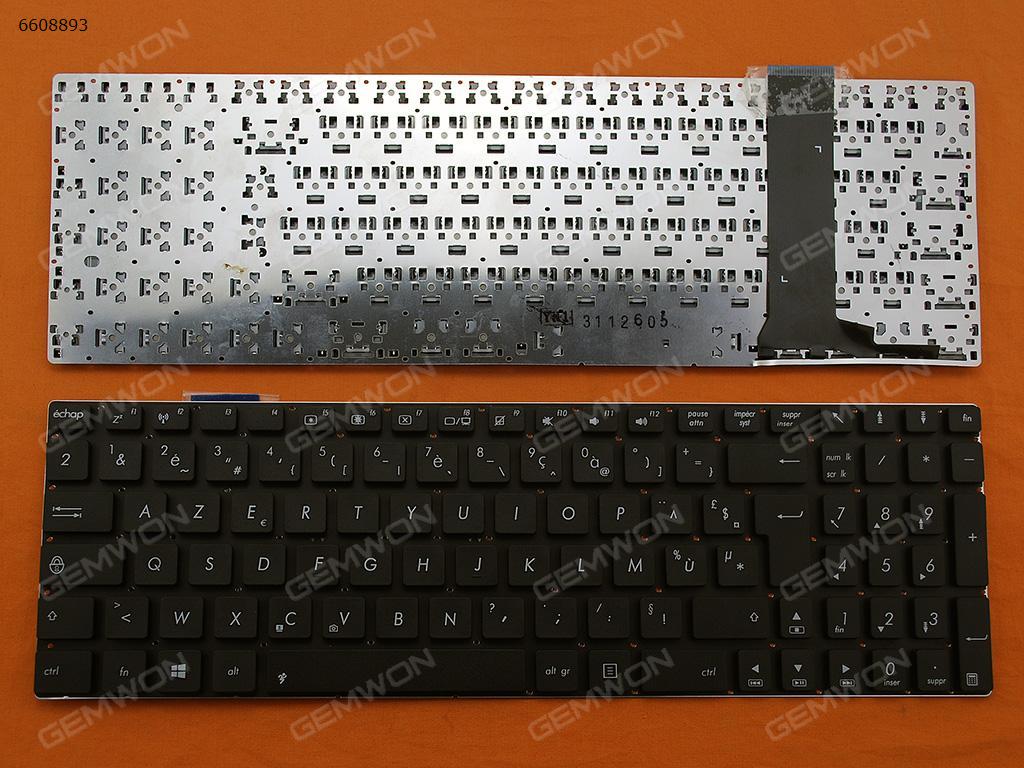 Picture of New Replacement Laptop Keyboard For ASUS N56 N56V U500VZ N76 N76VM N76VJ BLACK(With foil,Without FRAME,Win8) FR Layout