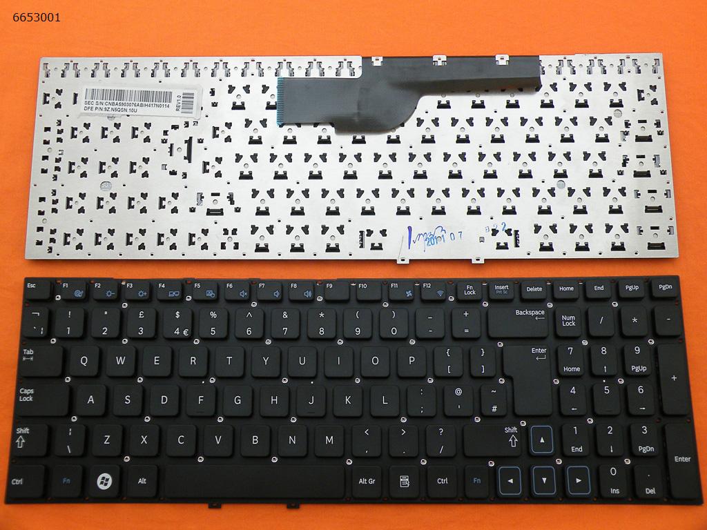 Picture of New Replacement Laptop Keyboard For SAMSUNG 300 Series 15.6" 300E5A 300V5A BLACK Uk Layout