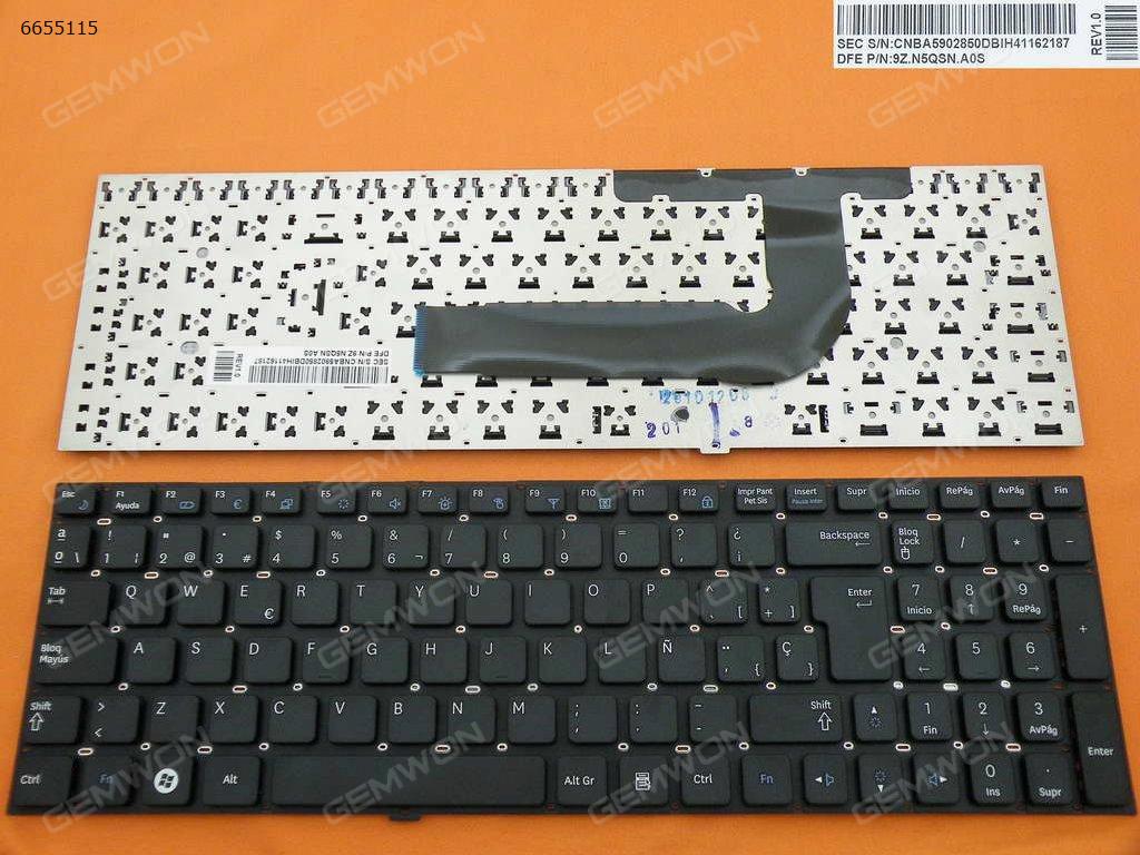 Picture of New Replacement Laptop Keyboard For SAMSUNG Q530 Series BLACK SP Layout