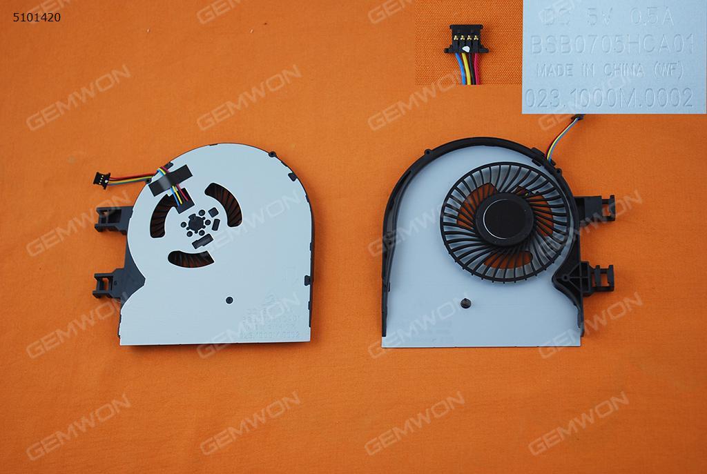 Picture of New Replacement CPU Cooling Fan For Lenovo Ideapad Flex14-2 Flex 2 Flex 14 Flex2-14(Original) BSB0705HCA01    023.1000M.0002 Layout