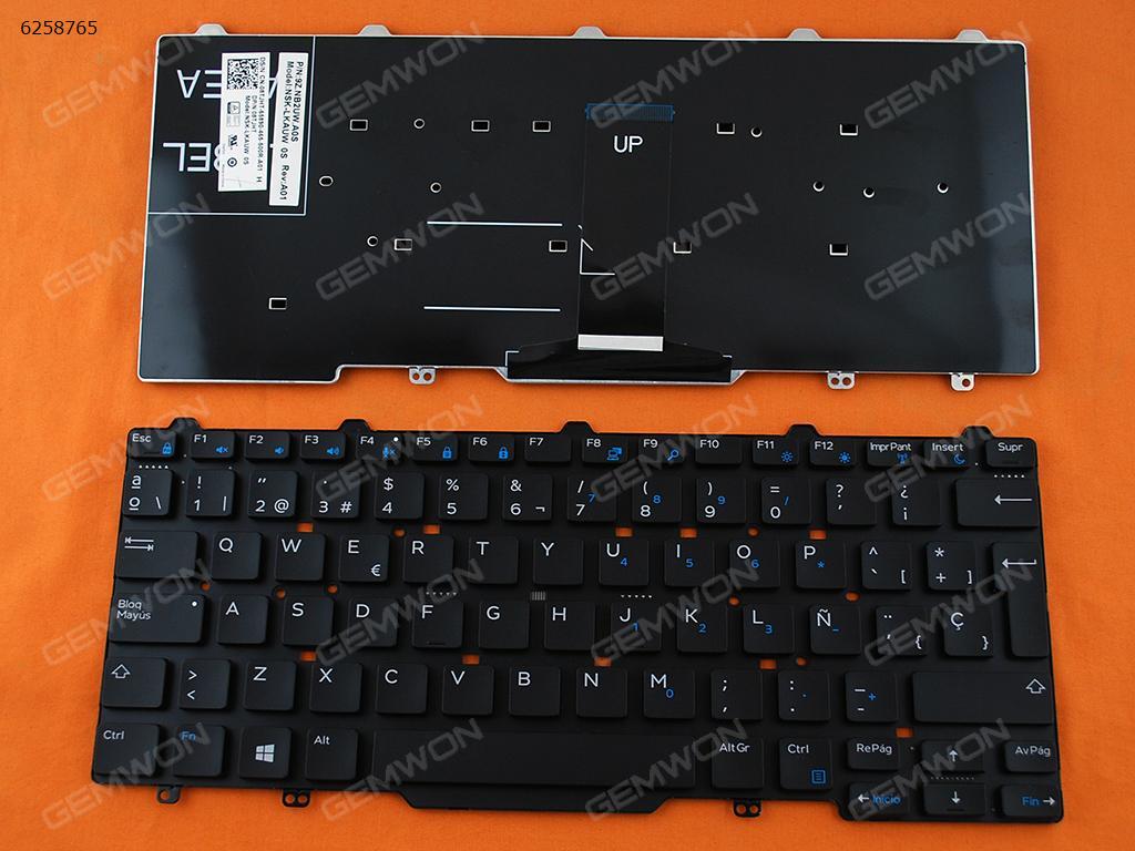 Picture of New Replacement Laptop Keyboard For DELL Latitude 3340 3350 BLACK (Without Frame,For Win8) SP Layout