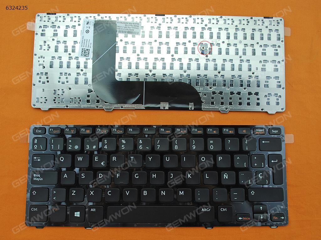 Picture of New Replacement Laptop Keyboard For DELL 14Z-5423 14Z-3360 GLOSSY FRAME BLACK (Win8) SP Layout