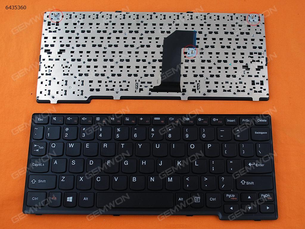 Picture of New Replacement Laptop Keyboard For LENOVO YOGA 11 BLACK FRAME BLACK(Without foil,For Win8) US Layout