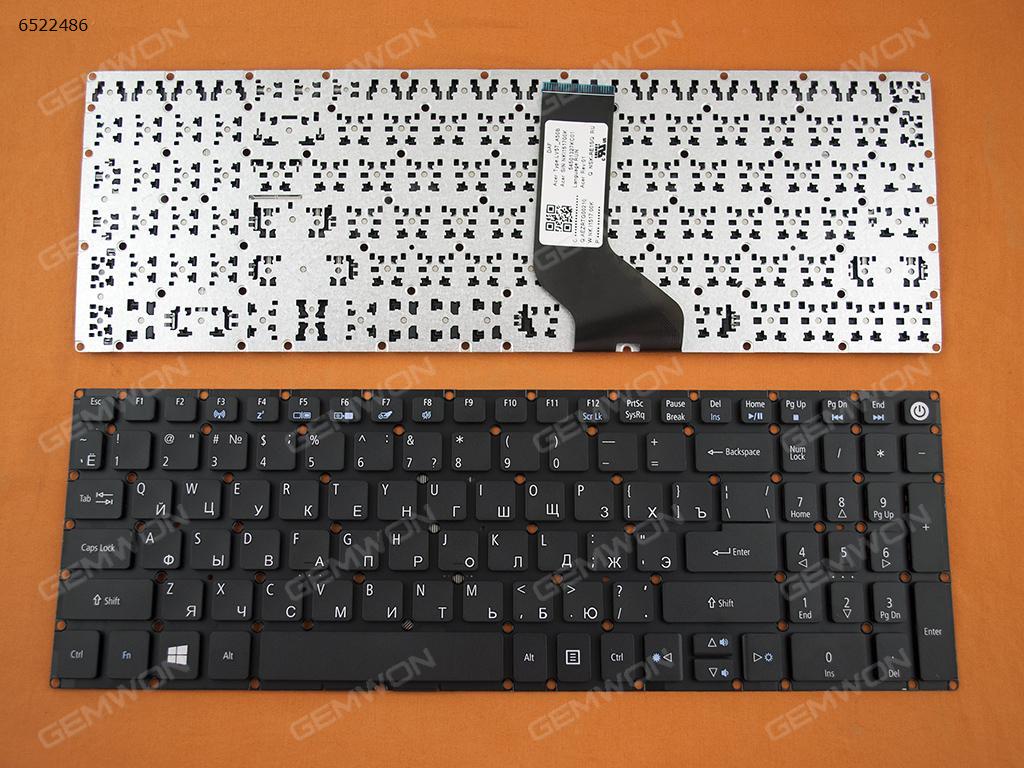 Picture of New Replacement Laptop Keyboard For Acer Aspire E5-722 E5-772 V3-574G E5-573T E5-573 E5-573G E5-573T E5-532G BLACK (Win 8) RU Layout