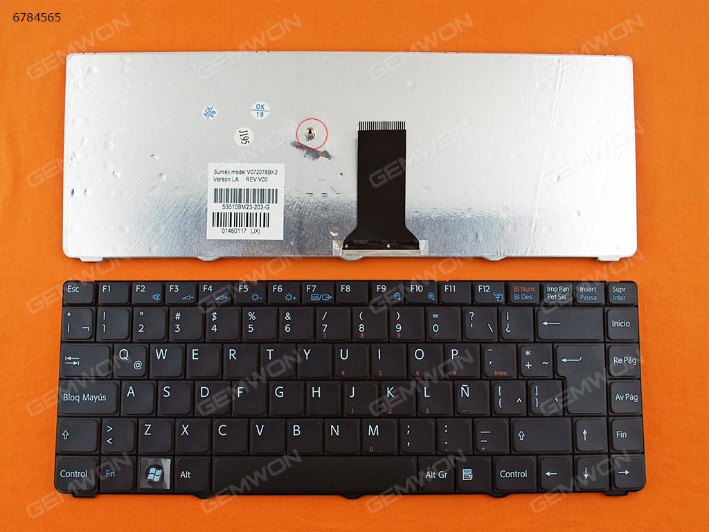 Picture of New Replacement Laptop Keyboard For SONY VGN-NR BLACK(For Integrated graphics) LA Layout