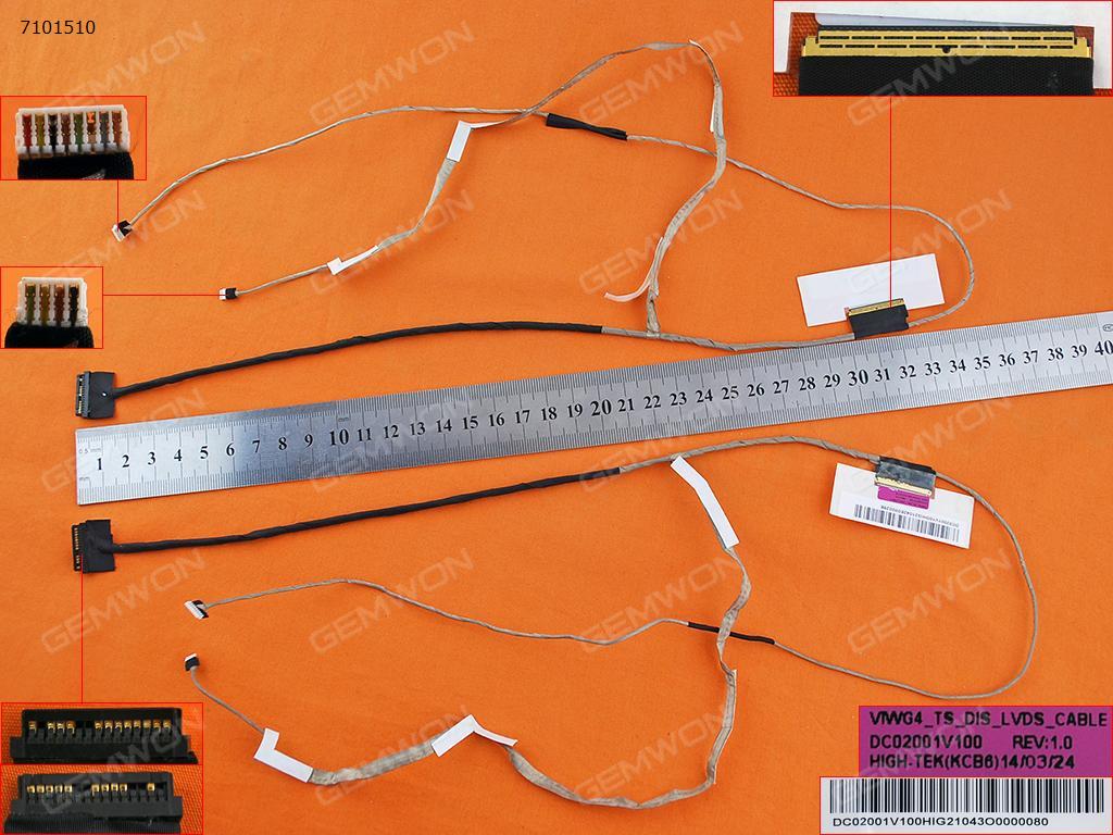 Picture of New LCD Display Screen Cable Replacement  For LENOVO G510s G500S G505S With Touch,ORG