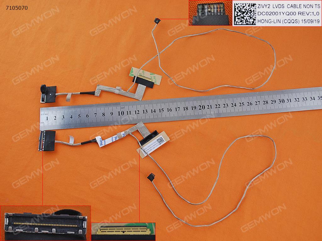 Picture of New LCD Display Screen Cable Replacement  For LENOVO IdeaPad Y50-70 30Pin Without Touch，OEM