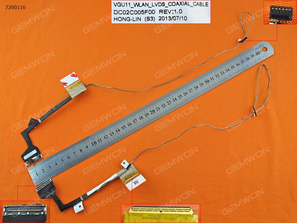 Picture of New LCD Display Screen Cable Replacement  For HPENVY M6-K VGU11