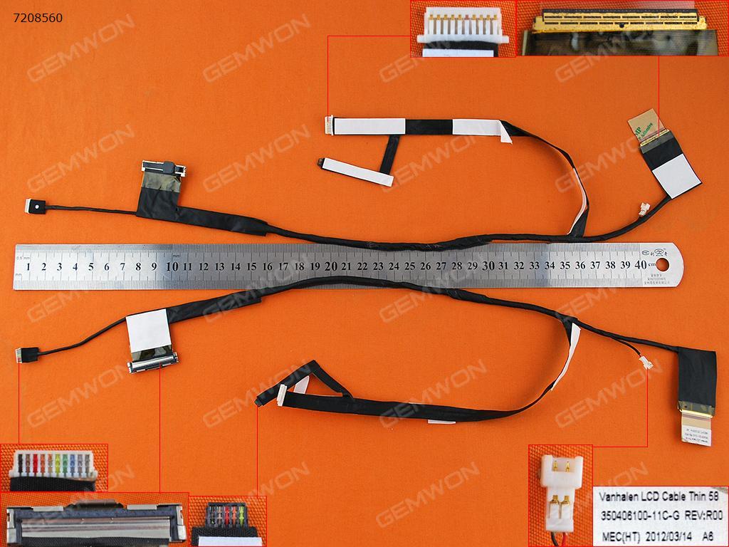 Picture of New LCD Display Screen Cable Replacement  For HP Elitebook 8560W 8570W，ORG