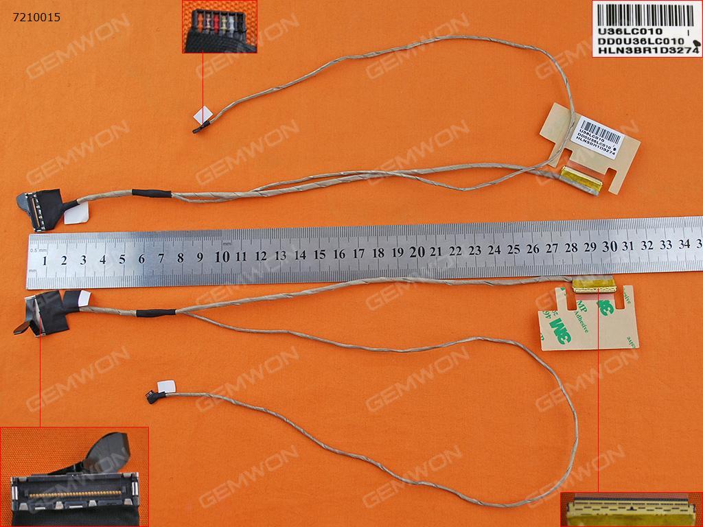 Picture of New LCD Display Screen Cable Replacement  For HP Pavilion 15-B，ORG