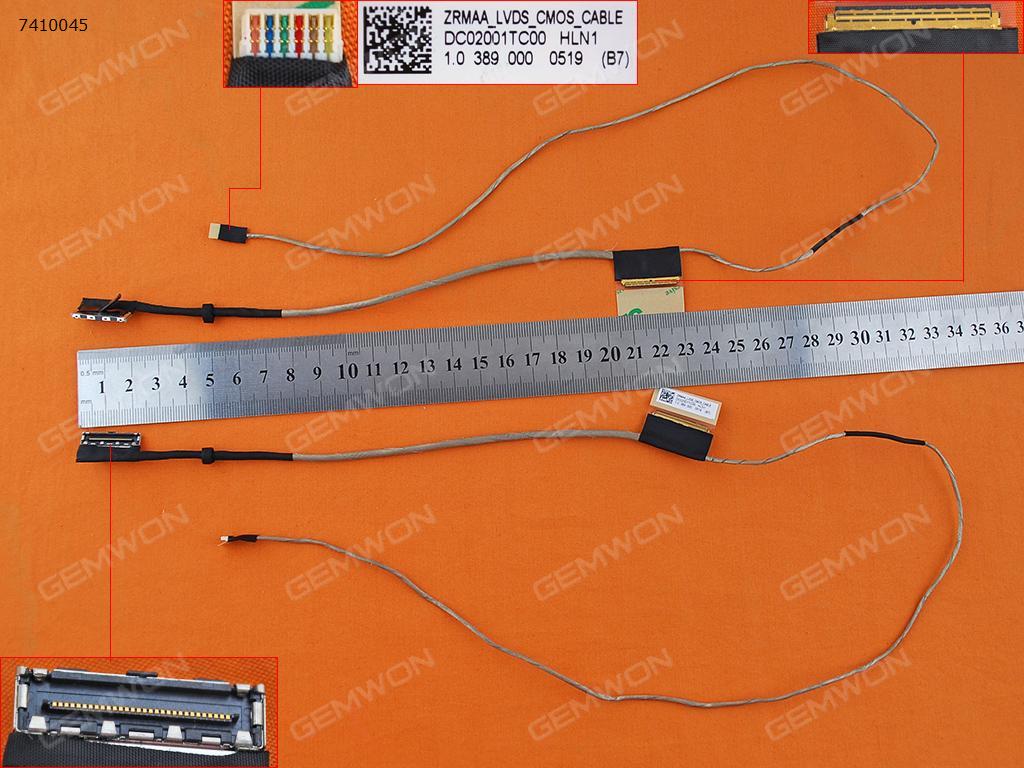 Picture of New LCD Display Screen Cable Replacement  For TOSHIBA Satellite E45 E45T E45T-A M50D-A-10K E45-A4100 E55 E55T ZRMAA Without Touch