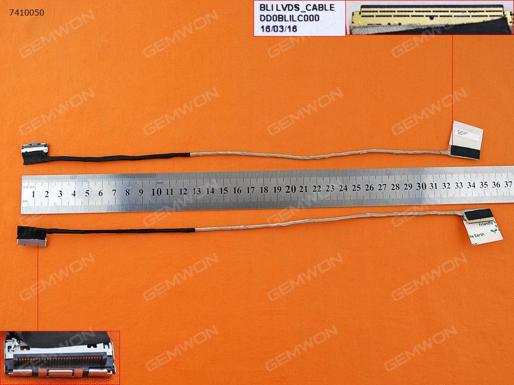 Picture of New LCD Display Screen Cable Replacement  For Toshiba Satellite L50-B L55D-B S55-B Button 40Pin,OEM