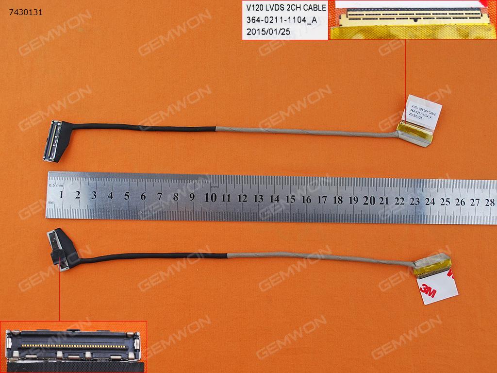 Picture of New LCD Display Screen Cable Replacement  For Sony Vaio SVS131 SVS13  V120 2CH High，OEM
