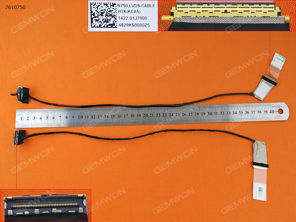 Picture of New LCD Display Screen Cable Replacement  For ASUS N750，ORG