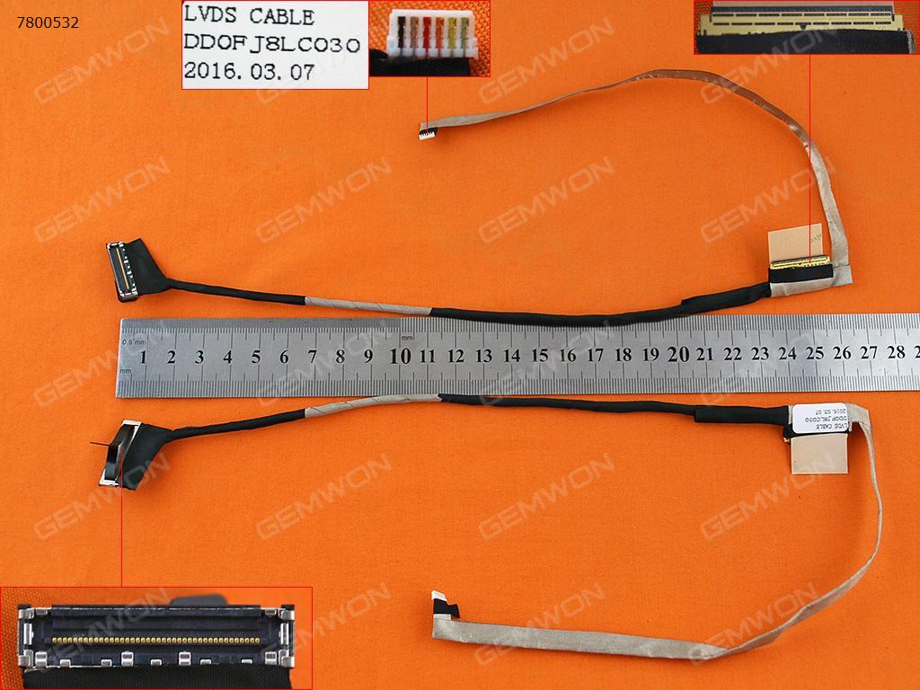 Picture of New LCD Display Screen Cable Replacement  For Fujitsu Lifebook LH532 AH532 AH522 LH522