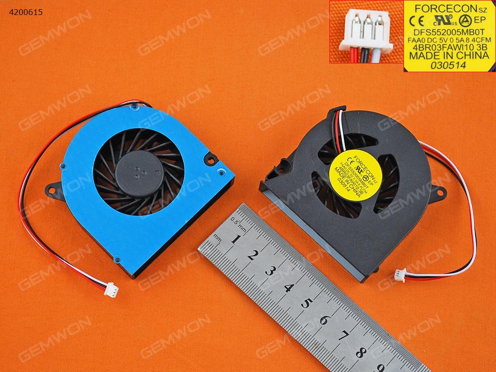Picture of New Replacement CPU Cooling Fan For HP Compaq 511 515 516 610 615 616 CQ510 CQ511 CQ515 CQ516 CQ610 CQ615（For Long Line,OEM） DFS481305MC0T Layout