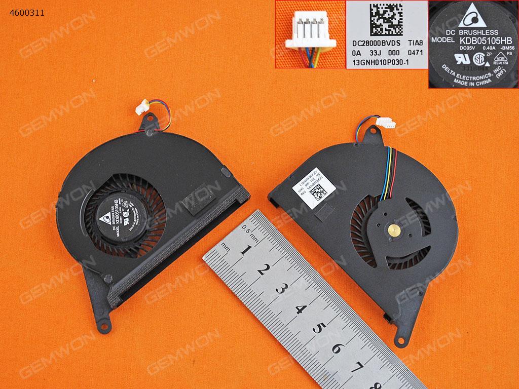 Picture of New Replacement CPU Cooling Fan For ASUS Zenbook  UX31 UX31E UX31A - version 1(Original) EF50050V1-C030-S99 Layout