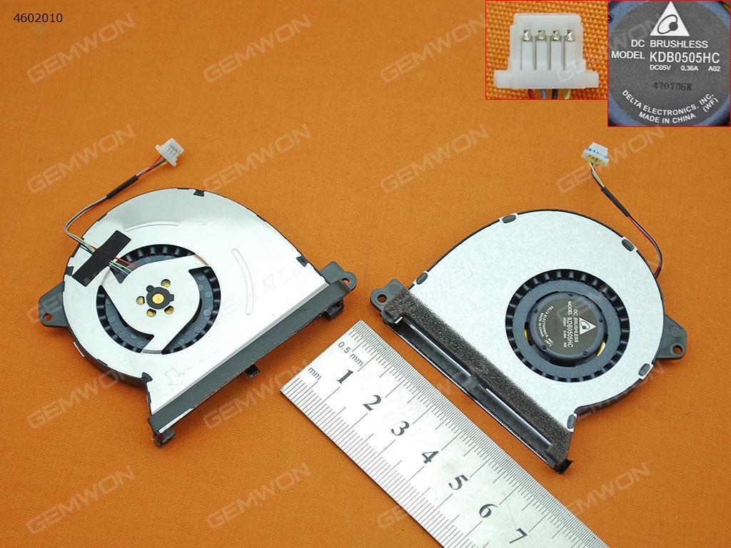 Picture of New Replacement CPU Cooling Fan For ASUS TX201 TX201LA TX201LAF(Original) KDB0505HC Layout