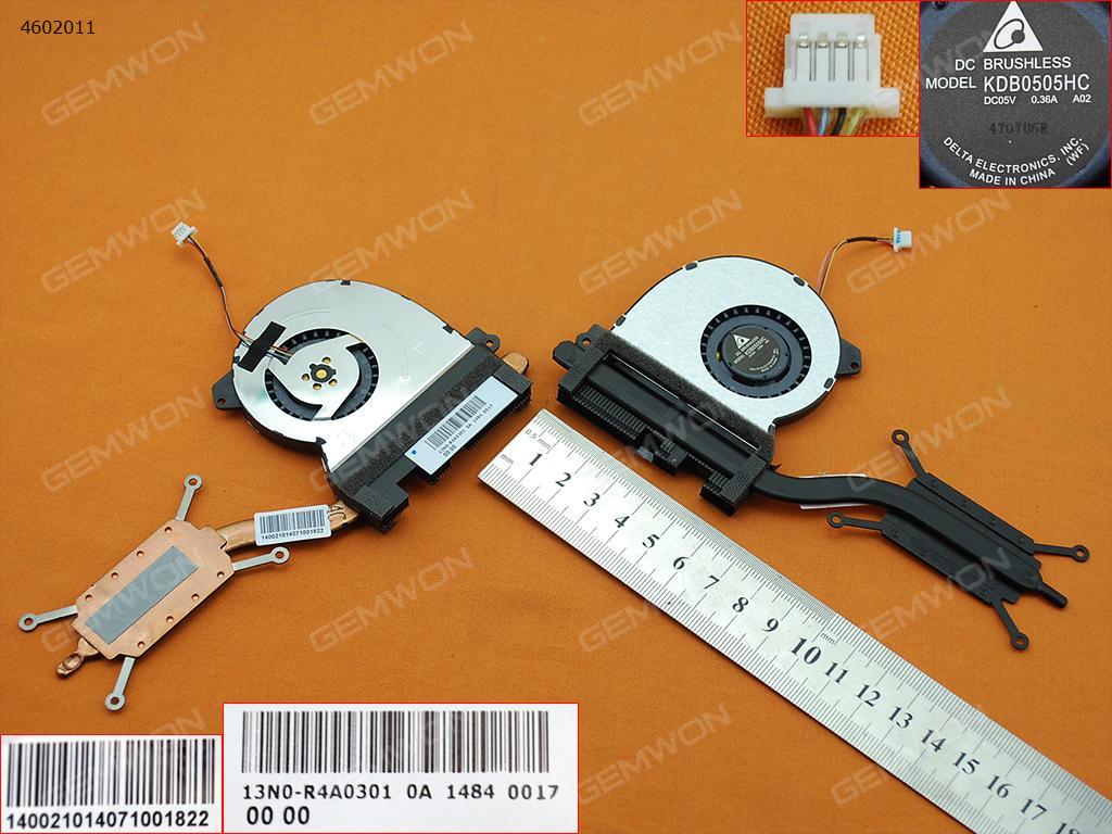 Picture of New Replacement CPU Cooling Fan For ASUS TX201 TX201LA TX201LAF(Heatsink) 13N0-R4A0301 Layout