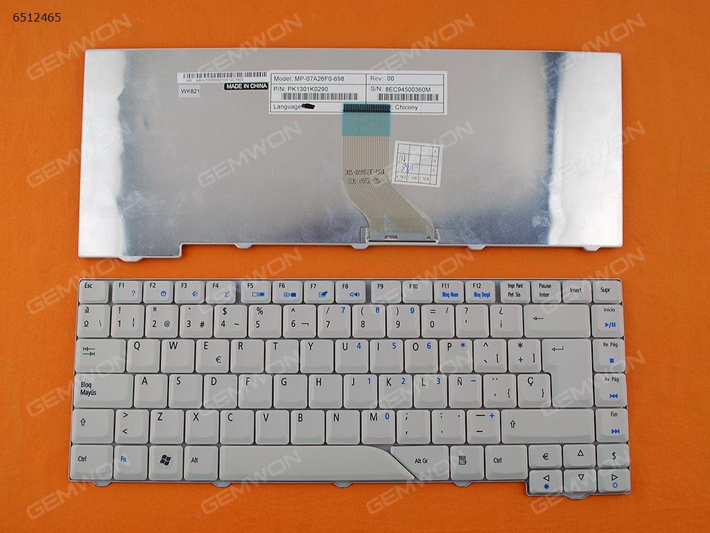 Picture of New Replacement Laptop Keyboard For ACER AS4710 AS4720 GRAY SP Layout