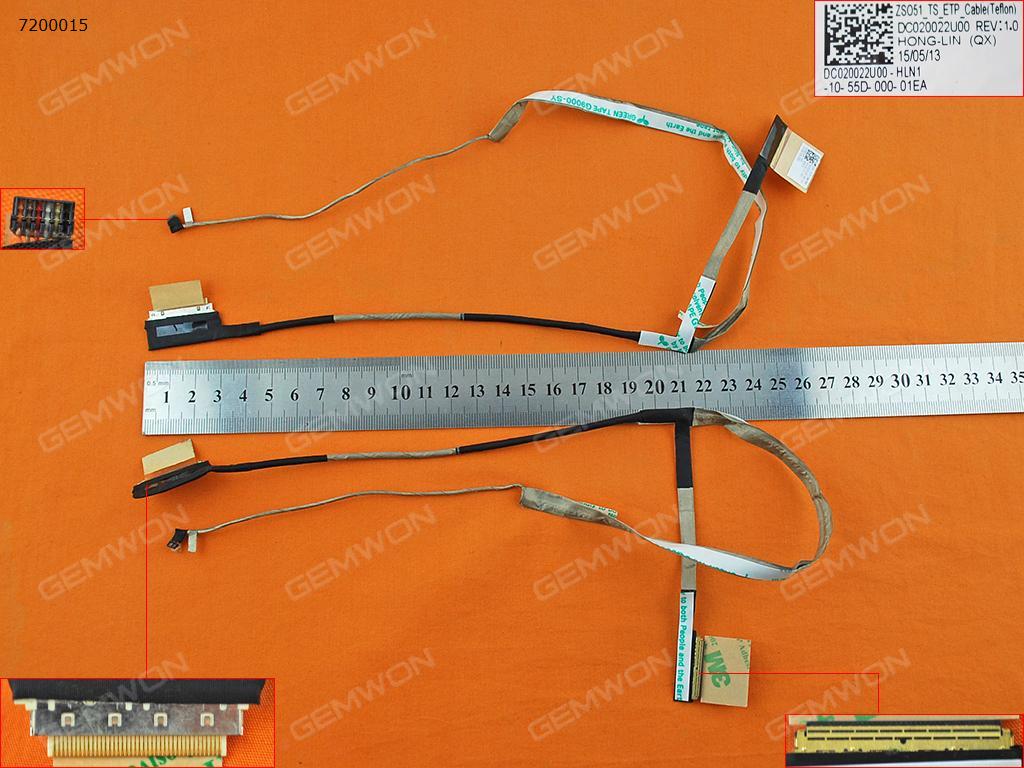 Picture of New LCD Display Screen Cable Replacement  For HP 15-G 15-R 15-H ZS051 15-G000 15-G070，ORG