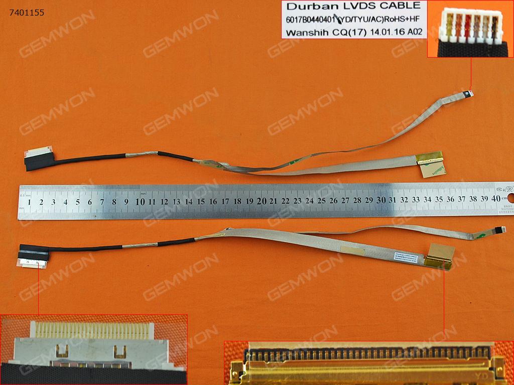 Picture of New LCD Display Screen Cable Replacement  For TOSHIBA C55 C55D C55T C55DT
