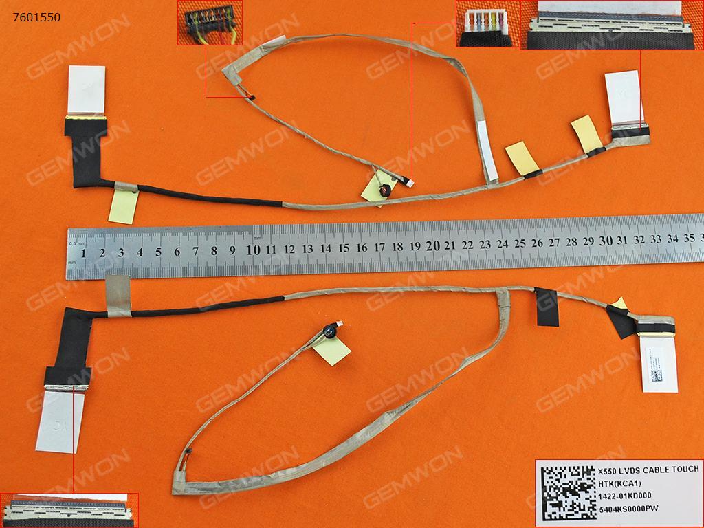 Picture of New LCD Display Screen Cable Replacement  For ASUS X550E X550CA X550C X550D X550EA K552EA With Touch,ORG